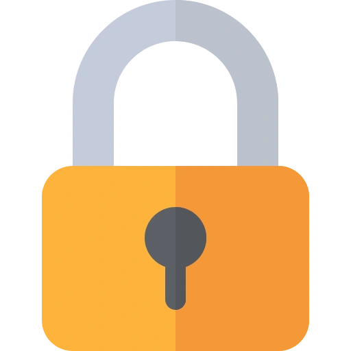 Secure encryption lock icon representing private and safe file processing on The Smart Converter.