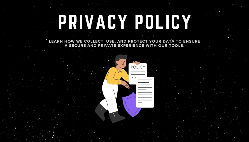 Privacy Policy illustration for The Smart Converter, highlighting user data protection, secure file deletion, and privacy standards.